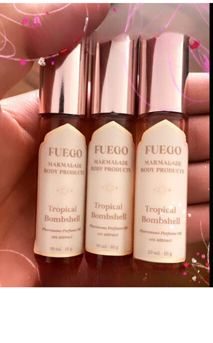 3 pack - Fuego Pheromone infused perfume (Tropical Bombshell)  Feromona